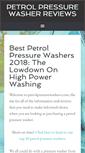 Mobile Screenshot of petrolpressurewashers.com