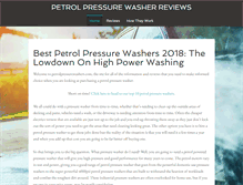 Tablet Screenshot of petrolpressurewashers.com